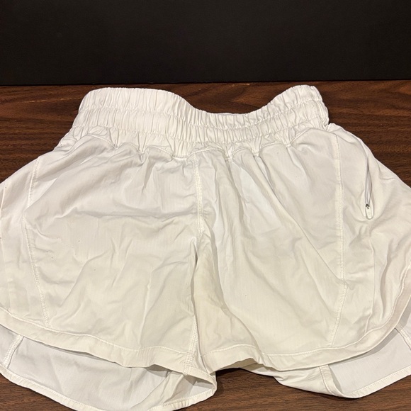 lululemon athletica White Athletic Shorts - Picture 1 of 7